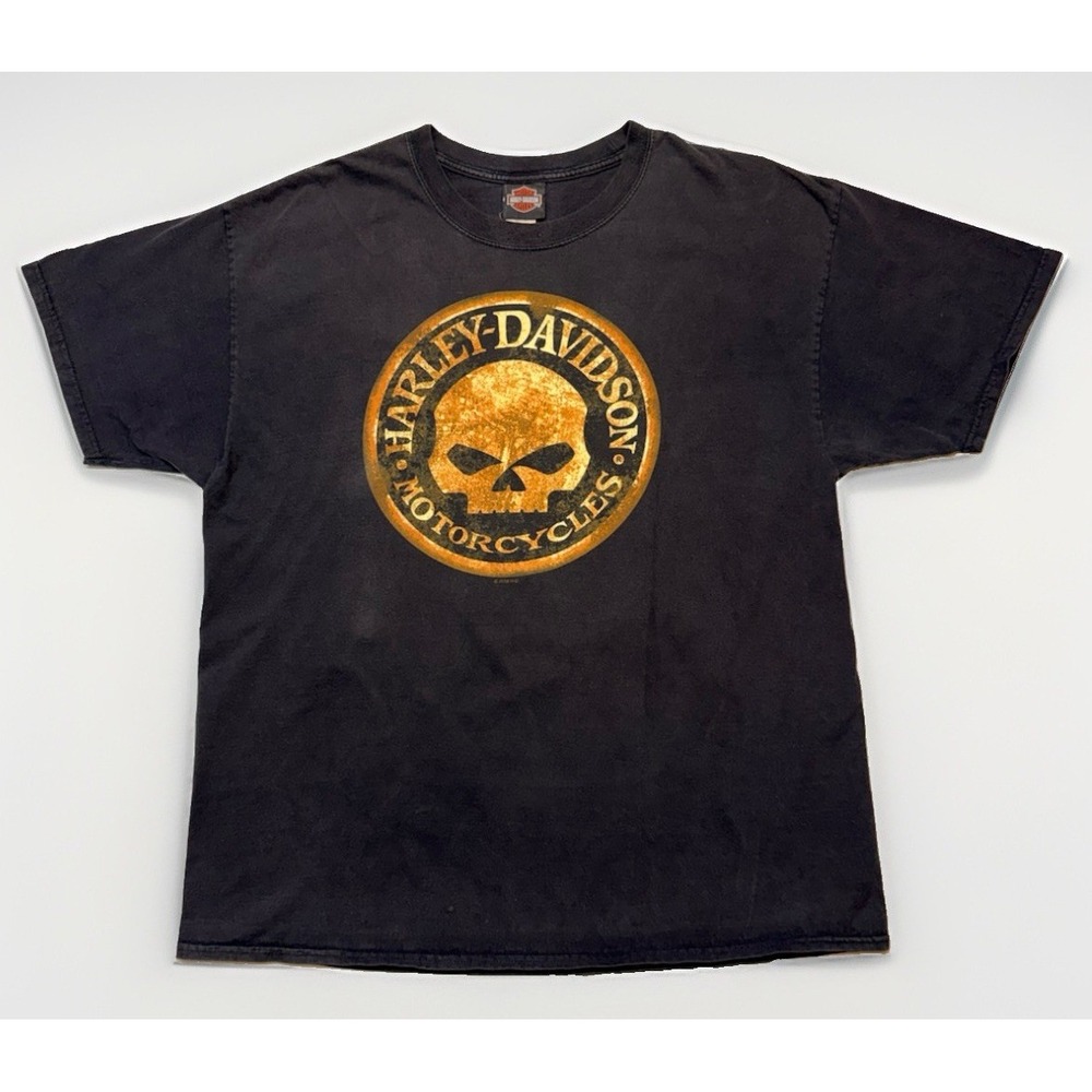 Harley Davidson Motorcycles Vintage Punisher Skull XL TShirt